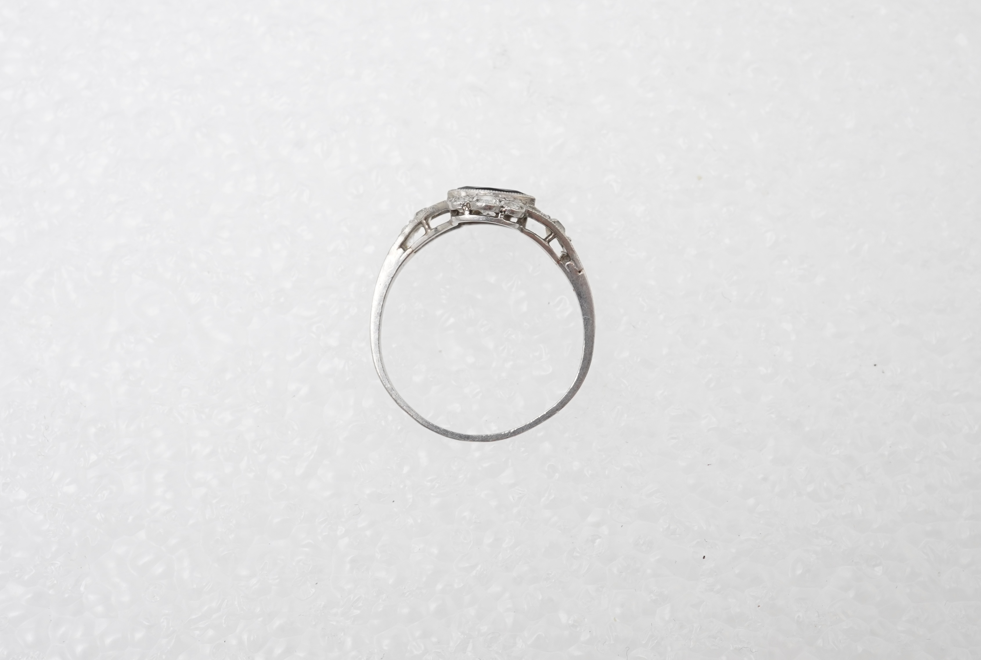 A fine Art Deco sapphire and diamond ring, circa 1920